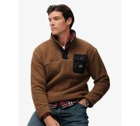 Superdry Mens Fuji Popper Neck Fleece