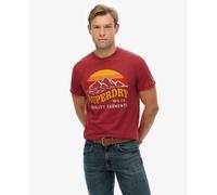 Superdry Great Outdoors Relaxed Fit Short Sleeve T-shirt Red L Men