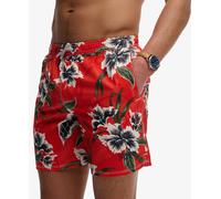 Swim shorts Superdry Hawaiian 16 Rouge XL