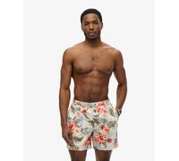 Superdry Mens Hawaiian Print 16-Inch Swim Shorts