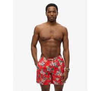 Superdry Mens Hawaiian Print 16-Inch Swim Shorts
