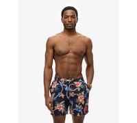 Superdry Mens Hawaiian Print 16-Inch Swim Shorts