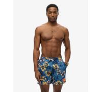Superdry Mens Hawaiian Print 16-Inch Swim Shorts