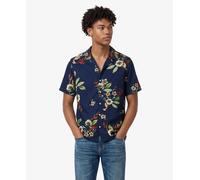 Superdry Hawaiian Print Short Sleeve Shirt Blue S Man