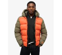 Superdry Mens Hood Colour Block Sport Puffer