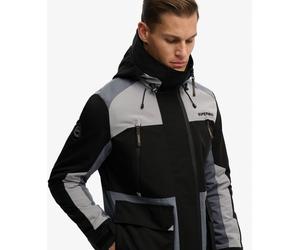 Superdry Mens Hooded Colour Block Windbreaker Jacket