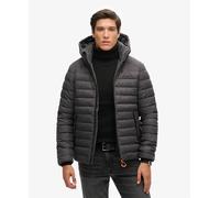 Superdry Mens Hooded Fuji Herringbone Jacket