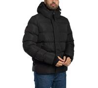 Superdry Men's Hooded Microfibre Sport Puffer Jacket, Black