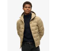 Superdry Quilted Coat Jacket Brown 3XL Men