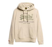 Superdry Men's Hoodie - VL Heritage Relaxed Hood, Logo, Solid Color