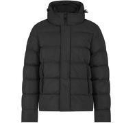 Superdry Mens Jacket Microfibre Sport Puffer Hooded Jacket in Black