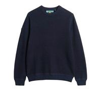 Superdry Men's Knit Sweater - Cotton Texture Jumper, Pullover, Round Neck, E...