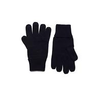 Superdry Men's Knitted Logo Gloves, Black/White, One Size