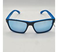 Superdry Sunglasses Kobe 105 Matte Grey - Fluro Blue/Blue mirror