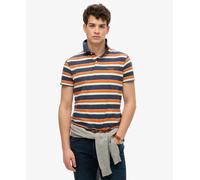 Superdry Mens Lightweight Stripe Jersey Polo Top