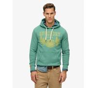 Superdry Mens Lo-Fi Outdoor Mono Relaxed Hoodie