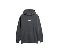 Superdry Micro Logo Graphic Loose Hoodie Grey 2XL Men