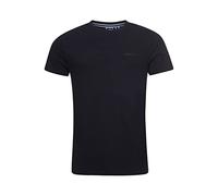 Superdry Mens M1011245A T-Shirt, Black, L, Black Black, L