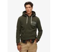 Superdry Machined Goods Workwear Hoodie Green S Men