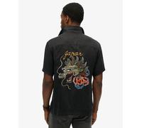 Superdry Merchant Suika Short Sleeve Shirt Black L Men