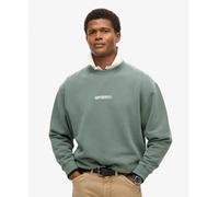 Superdry Micro Logo Graphic Loose Sweatshirt Blue 2XL Men