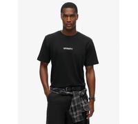 Superdry Mens Micro Logo Graphic Loose T-Shirt