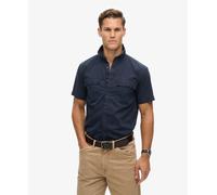 Superdry Military Short Sleeve Shirt Blue S Men