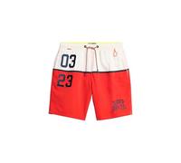 Superdry Nautical Logo 17´´ Swimming Shorts Red S Men