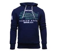 Superdry Mens New Vintage Logo NS Hoodie Overhead Long Sleeve Pullover Sleeve Sw