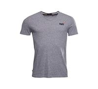 Superdry Men's Ol Classic Vee Tee NS T-Shirt, Noos Grey Marl, S