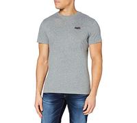Superdry Men's Orange Label Vintage EMB Tee T-Shirt, Noos Grey Marl, XS