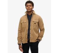Superdry Canvas Workwear Overshirt Brown XL Men