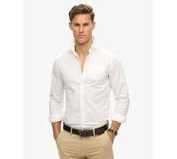 Superdry Mens Organic Cotton Studios Linen Button Down Shirt