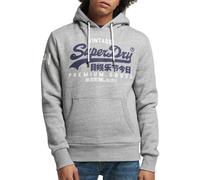 Superdry Men's Organic Cotton Vintage Logo Hoodie - Grey Marl