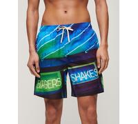 Superdry Mens Photographic 17-Inch Recycled Swim Shorts