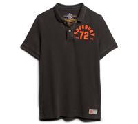 Superdry Men's Polo Shirt - Vintage Athletic Polo, Logo, Solid Color