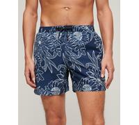 Superdry Printed 15´´ Swimming Shorts Blue L Men