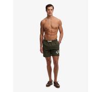 Superdry Mens Printed Logo 16-Inch Swim Shorts