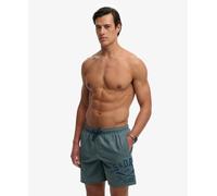 Superdry Mens Printed Logo 16-Inch Swim Shorts