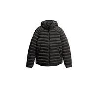Superdry Men's Quilted Jacket, Black, L