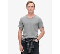 Superdry Mens Raw Edge Slub V-Neck T-Shirt