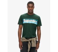 Superdry Mens Retro Stripe Logo T-Shirt