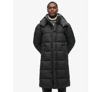 Superdry Rips Longline Puffer Jacket Brown XL Men