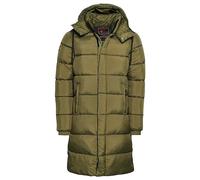 Superdry Rips Longline Puffer Jacket Green M Man