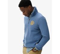 Superdry Neon Half Zip Sweater Blue M Men