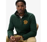 Superdry Neon Half Zip Sweater Green L Men