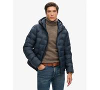Superdry Short Quilted Puffer Jacket Blue S Man
