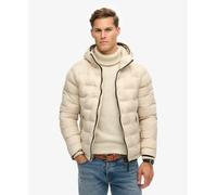 Superdry Short Quilted Puffer Jacket Beige 2XL Men
