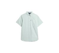 Superdry Mens Short Sleeve Oxford Shirt Light Green M