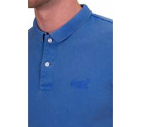Superdry Vint Destroy Short Sleeve Polo Blue M Man